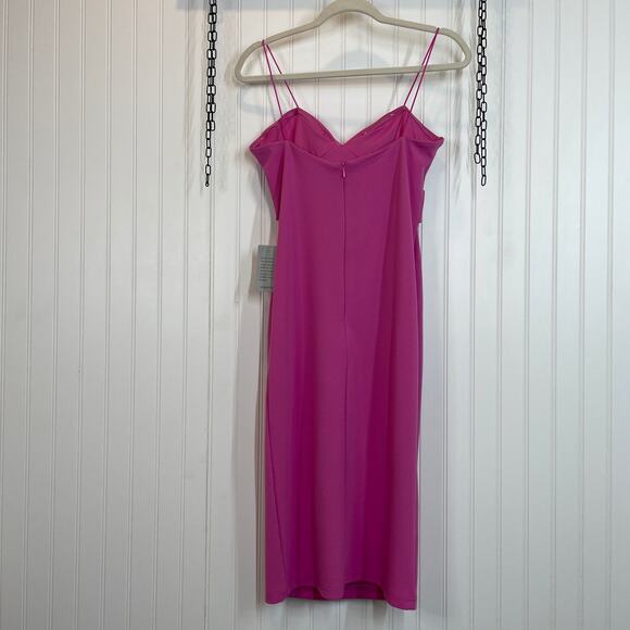 NWT Love by Design Women's Body-con Midi Pink Dress Size Medium - Picture 2 of 7